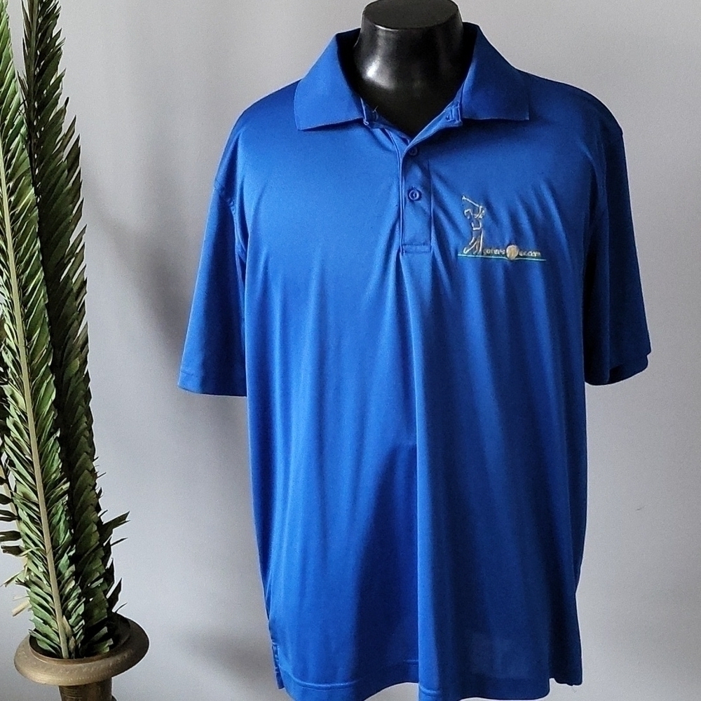 *PRICE DROP*
Harriton royal blue short sleeve golf polo
